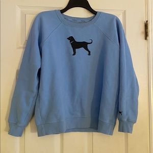 The Black Dog Light Blue Crew Neck Sweatshirt Size XS